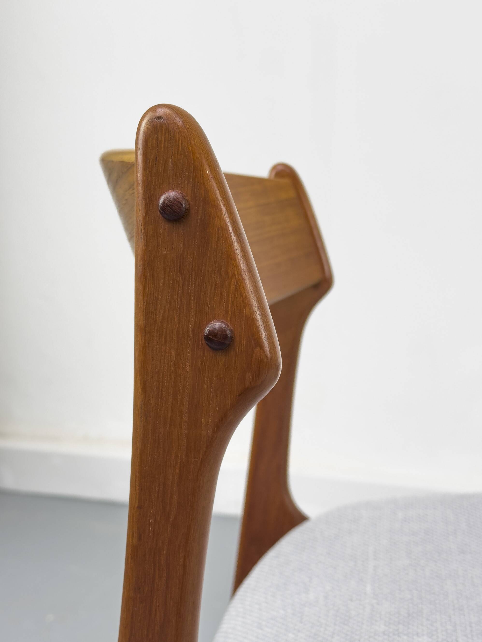 Danish Teak Dining Chairs by Erik Buch for OD Møbler, 1960s, Set of 4