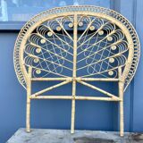 Peacock Rattan Headboard