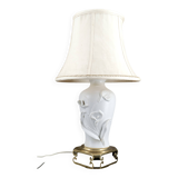 Biscuit porcelain lamp, "Calla Lily", by Nicholas Berbenczy, 1986