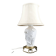 Biscuit porcelain lamp, "Calla Lily", by Nicholas Berbenczy, 1986