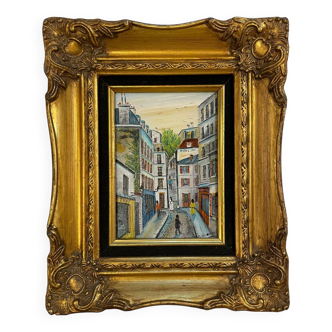 Huile sur toile des années 1900