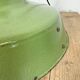 Industrial Italian Green Enamel Factory Pendant Lamp, 1960s