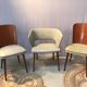 Set of 4 chairs and 1 armchair design 50s