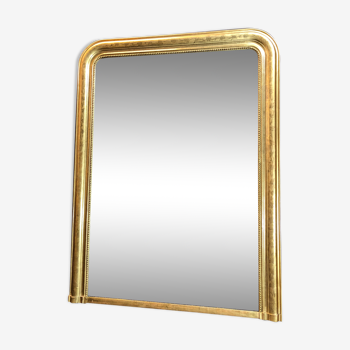 Miroir ancien 133x100cm doré à la feuille d'or