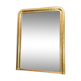 Old mirror 133x100cm gilded with gold leaf