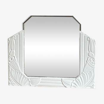 Miroir Art Déco avec glace biseauté 55x44
