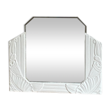 Art Deco mirror with beveled glass. 55x44