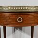 Table bouillotte en acajou, style Louis XVI, fin XIXème