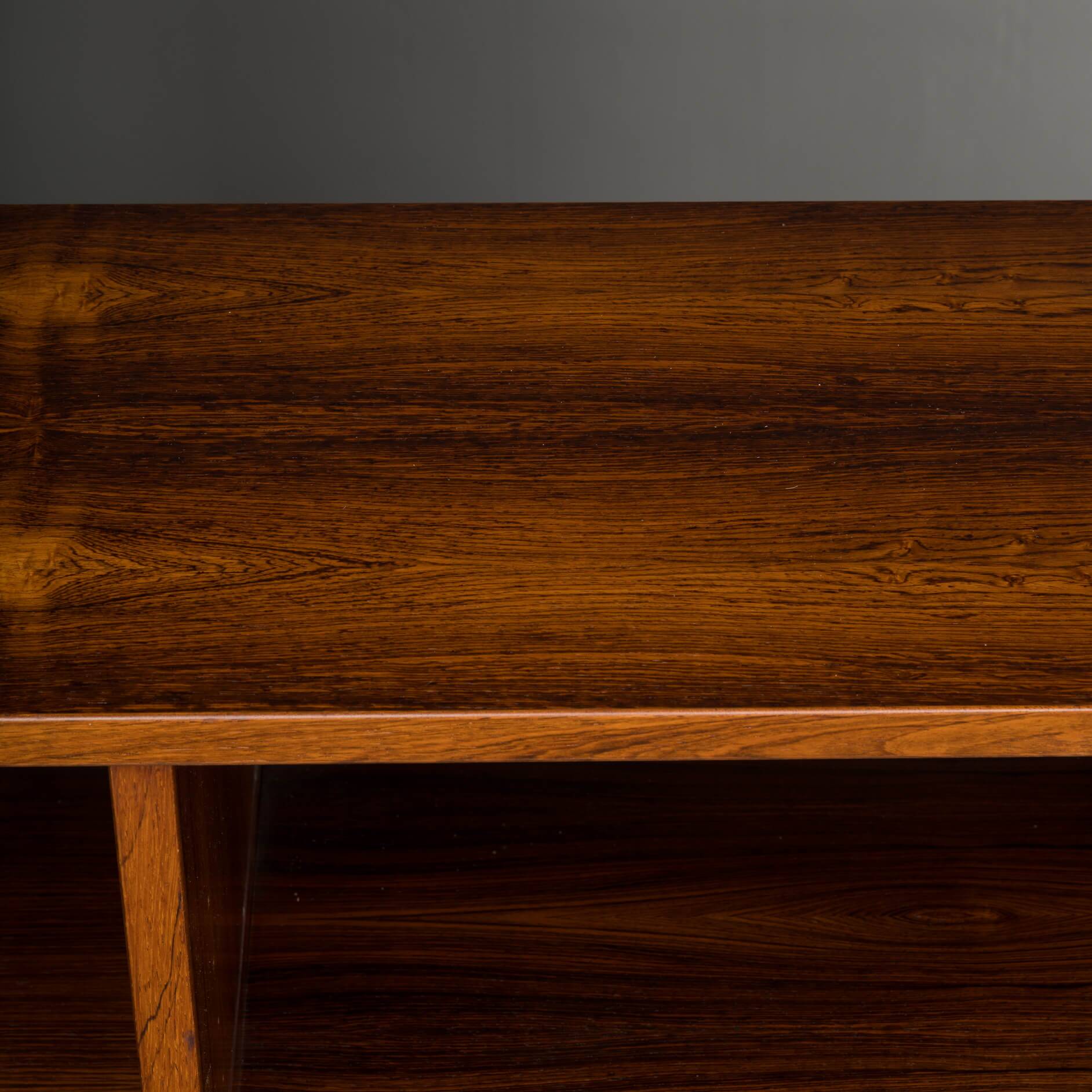 Danish midcentury modern  Rosewood Bookcase by Hundevad & Co, 1960s