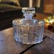 Molded glass carafe – perfume bottle style – 1970s–1990s