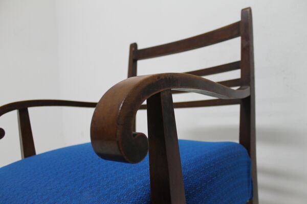 fauteuil de bureau art deco, 1930, bohême
