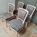 Set of 4 Louis XVI style chairs