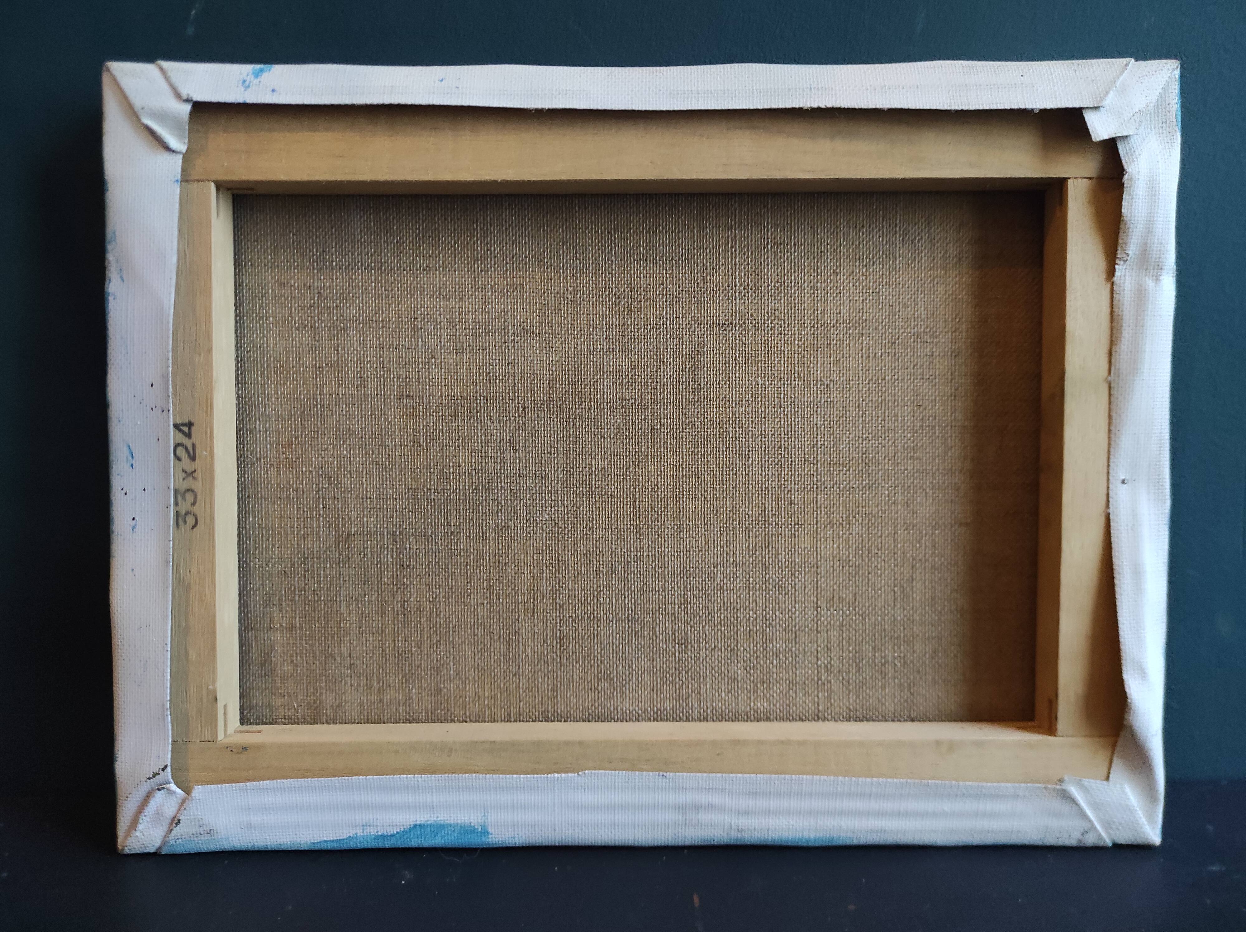 French oil painting, signed CD, 2002