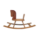 Cheval à bascule en bois