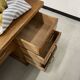 Oak and veneer counter or desk