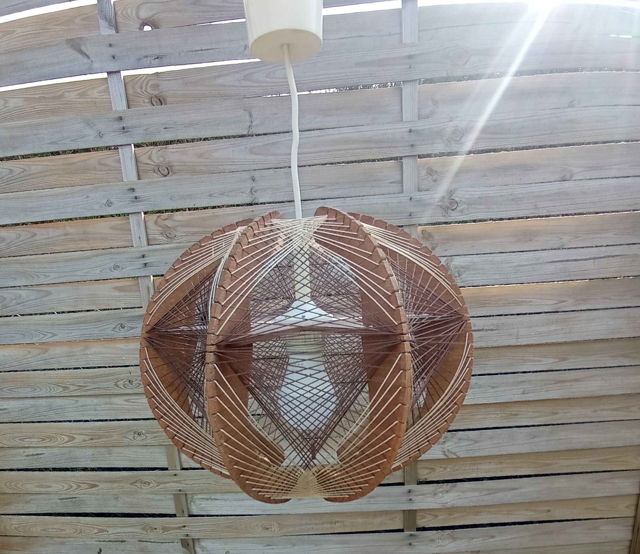 Suspension wires and Scandinavian wood