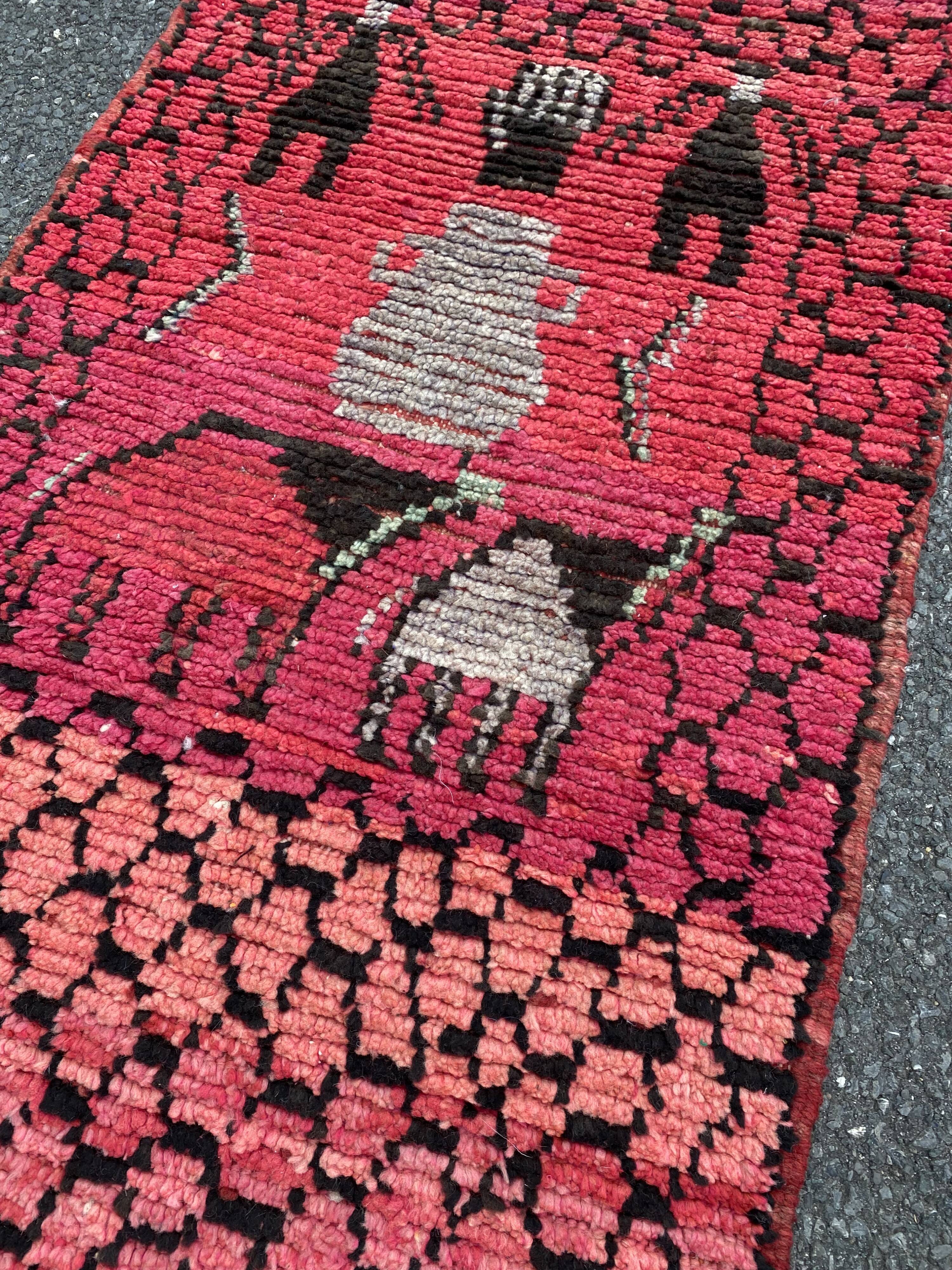 Berber carpet Boujaad corridor 70x290 cm