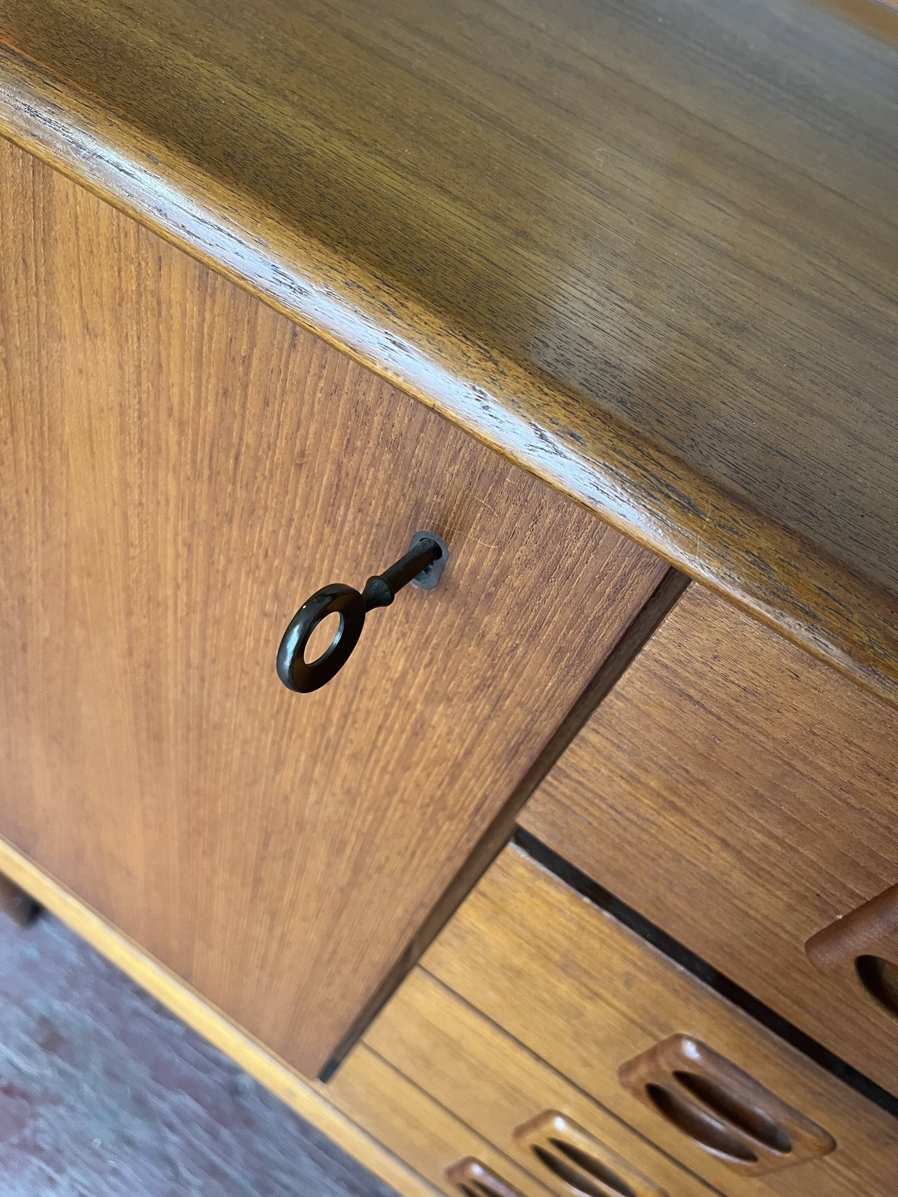 Scandinavian teak enfilade 1960