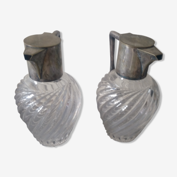 Carafes anciennes verseuses