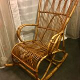 Rattan rocking chair
