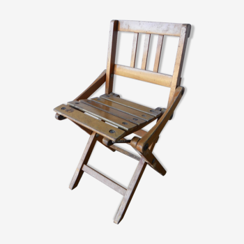 Vintage folding children's chair