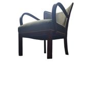 Polish Art Deco beech armchair, 1930s