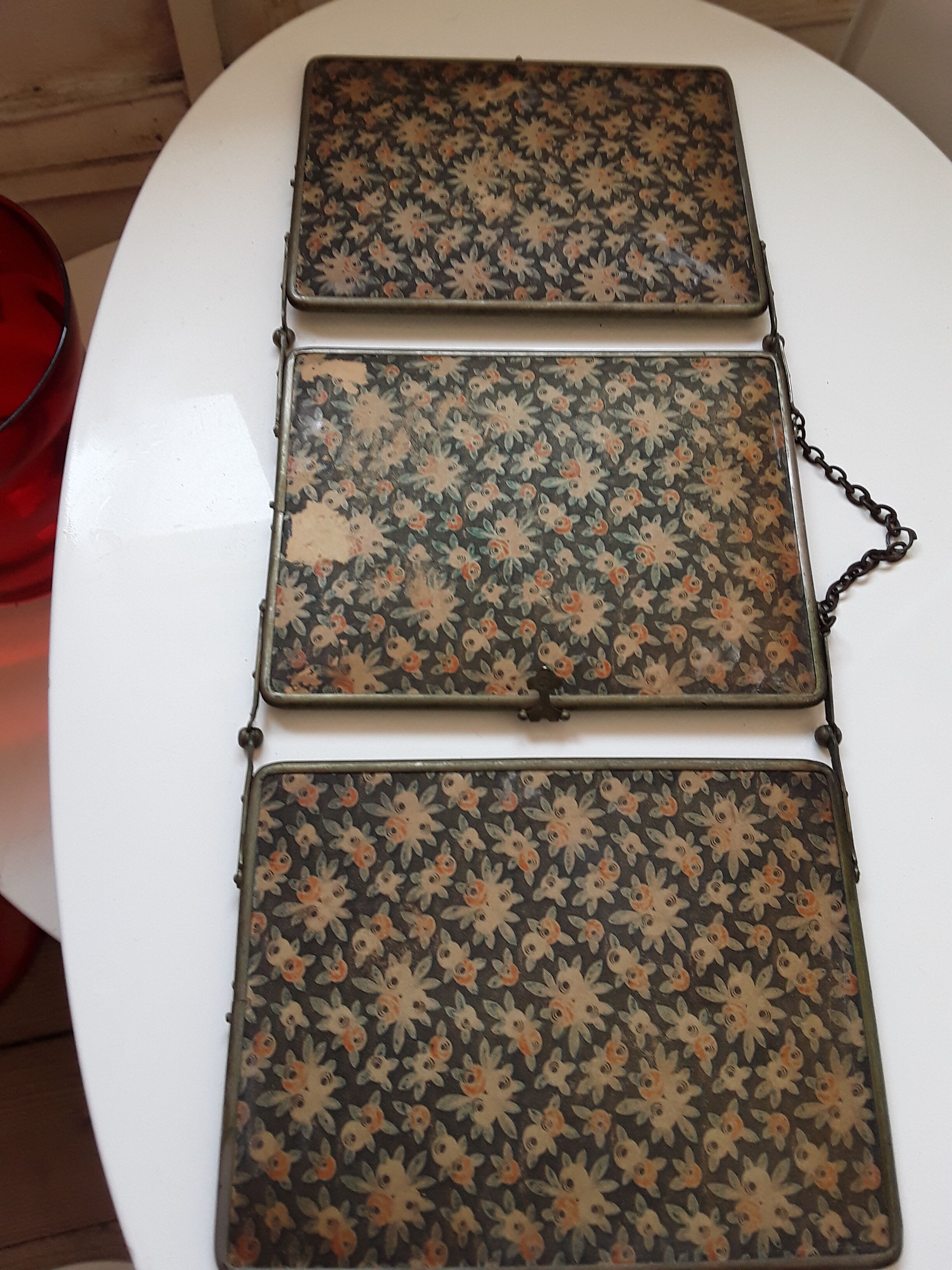 Vintage barber triptych