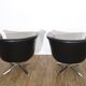 Pair of Scandinavian leather armchairs by Lennart Bender 1970
