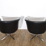 Pair of Scandinavian leather armchairs by Lennart Bender 1970