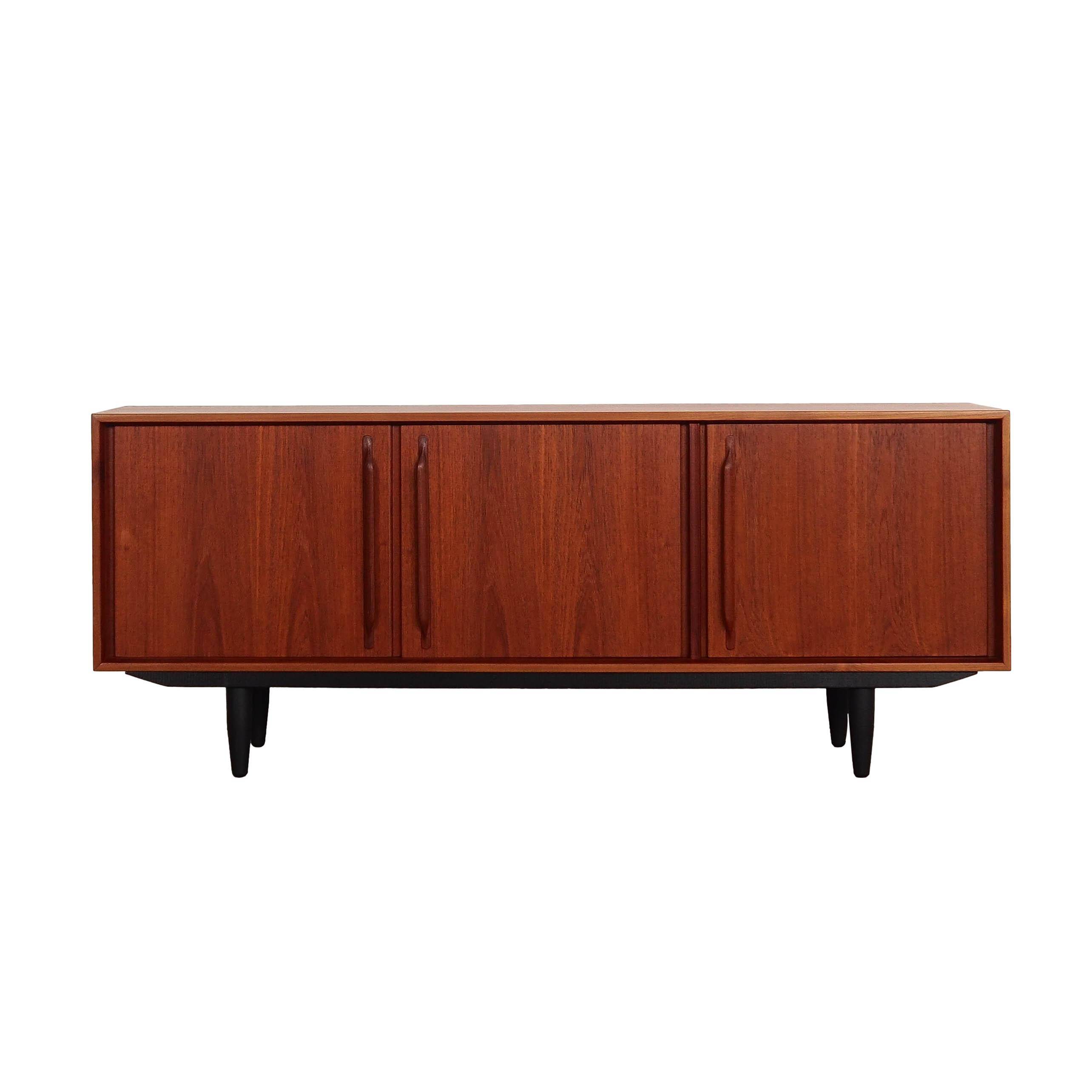 Teak sideboard, Danish design, 1960s, manufactured in Denmark