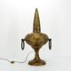 Brutalist lamp in gilded bronze Max BRE 1970