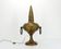 Lampe brutaliste en bronze doré Max BRE 1970