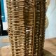 Door logs or magazines in rattan and wood