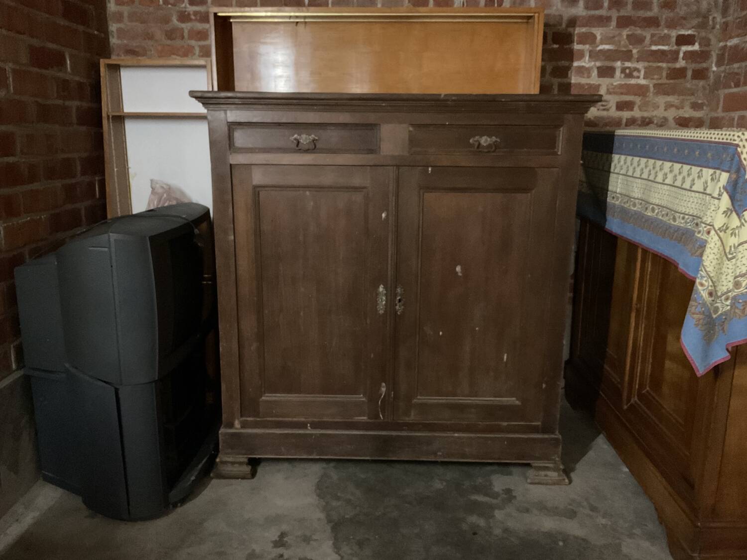 Parisian wooden wardrobe