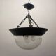 Bronze Crystal Light Pendant 1940’s