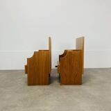 Pair of Scandinavian teak bedside tables, 1960s