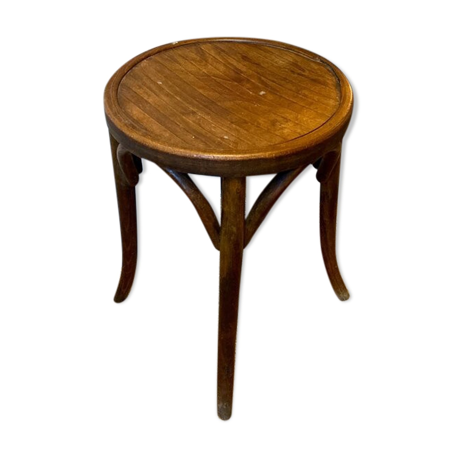Dark wood stool