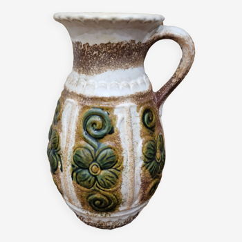 Vase pichet vintage West Germany Uebelacker U-Keramik modèle 1854 25 années 60