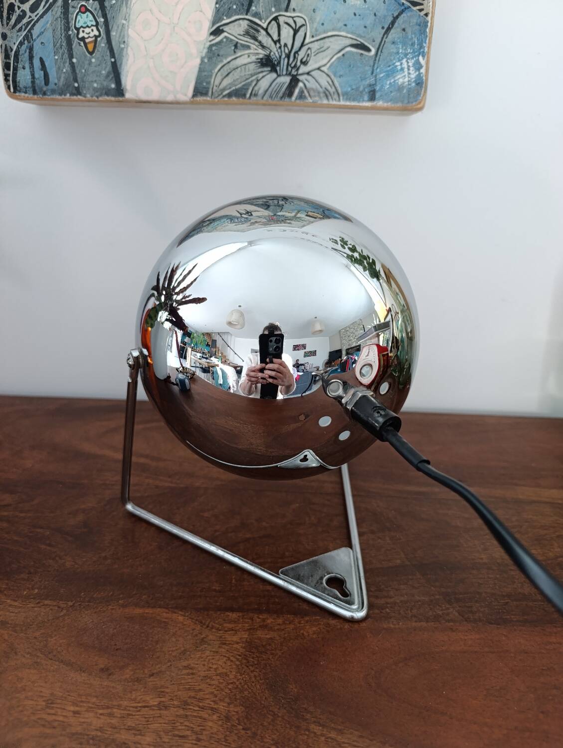 Vintage Chrome Design Spot Lamp E14