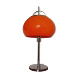 Vintage Orange and chrome lamp