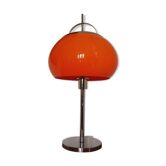 Vintage Orange and chrome lamp