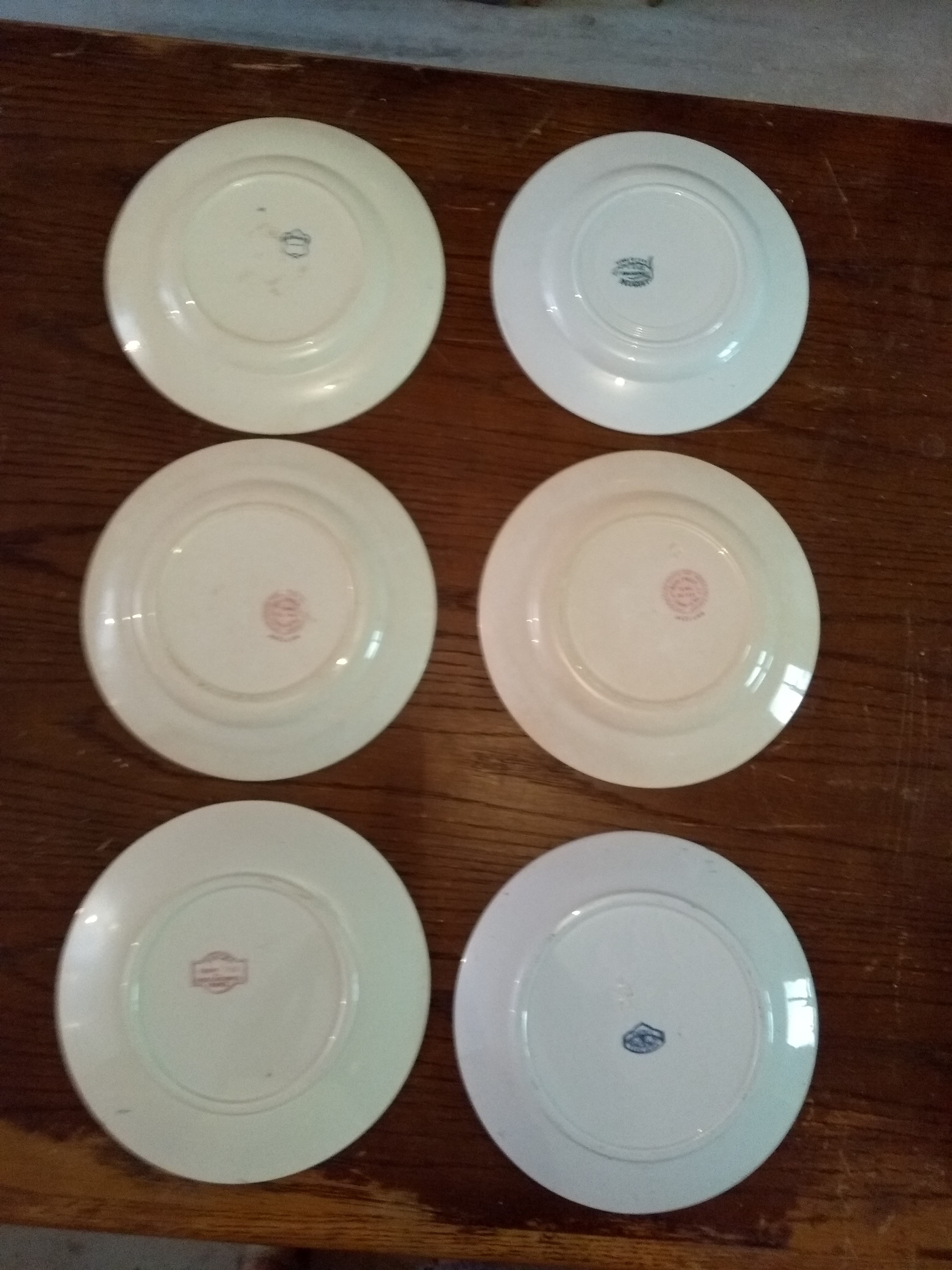 Iron earth faience plate