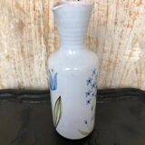 Old pitcher roger capron de vallauris painted ceramic