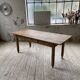 1950s oak butcher's farm table