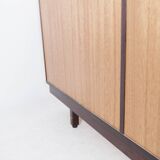 Low buffet with jealousies doors in rosewood from the 60s