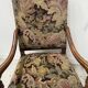 Paire de fauteuils de style Louis XIII a haut dossiers plats XX siècle