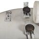 Peil & Putzler - wall lamp - model 73027 - 'Frosted glass' - metal - 80s