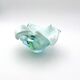 Coupe Studio Glass signed Lubomir Hora Blown Glass Polychrome 80s