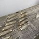 12 duck knife holders in silver metal