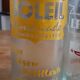2 bottles of vintage lemonade from the 50s in glass